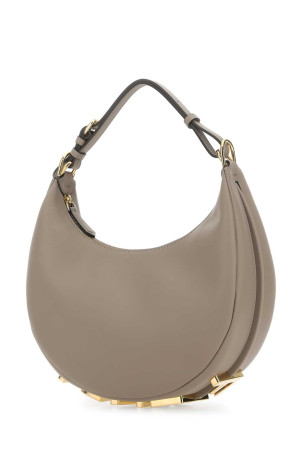 Dove grey leather small Fendigraphy handbag FENDI (8BR798A5DY)
