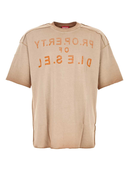 Antiqued pink cotton T-Look t-shirt DIESEL (A202260QMBT)