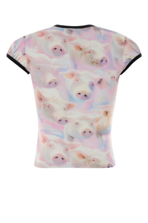 Printed stretch jersey t-shirt DIESEL (A210220IHBS)