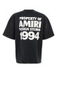 Black cotton oversize t-shirt Black AMIRI (AMTOJR1160)