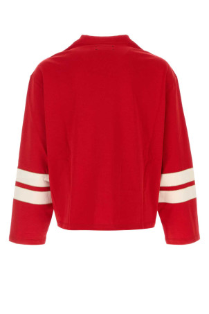 Red cotton oversize t-shirt AMIRI (AMTOJR1181)