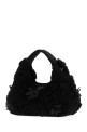 Black crochet handbag GANNI (B2070132)