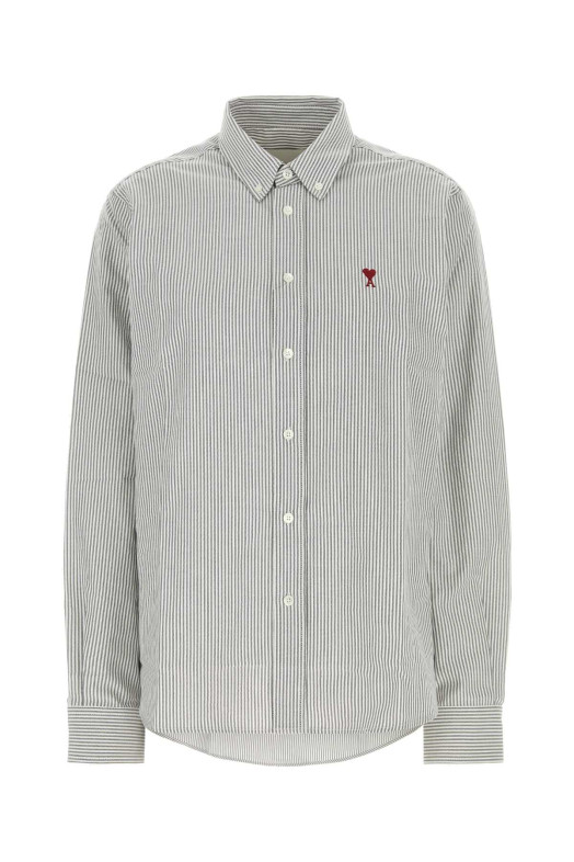 Embroidered oxford shirt AMI (BFUSH063CO0087)