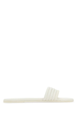 Chalk leather Serena slippers Beige TKEES (BSER01)