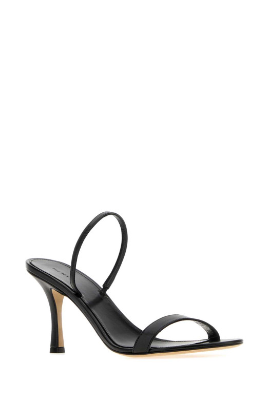 Black leather Ella sandals Black THE ROW (F1868SL1)