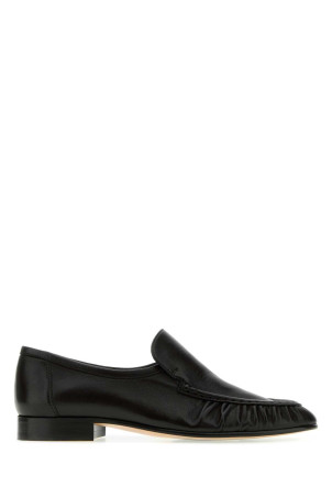 Black leather Two loafers Black THE ROW (F1923SN60)