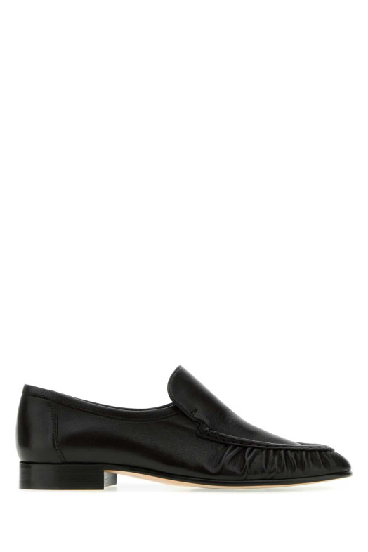 Black leather Two loafers Black THE ROW (F1923SN60)