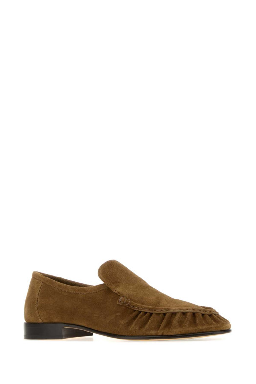 Camel suede Two loafers THE ROW (F2170L805)
