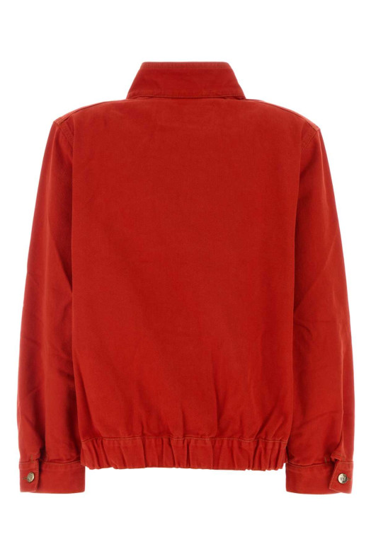 Red denim Clapotis bomber jacket BLAZE (JKPDN01DN02)