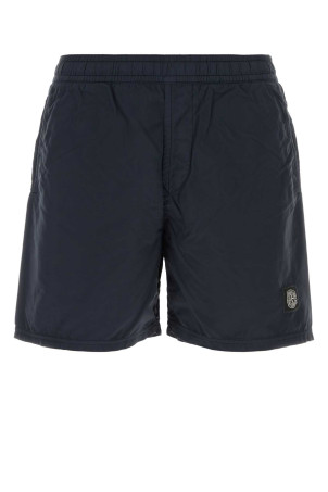 Midnight blue nylon swimming shorts Black STONE ISLAND (L1S15B100B09S0046)