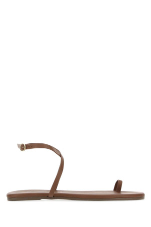 Chocolate leather Phoebe sandals TKEES (PHE04)