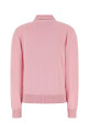 Pink silk blend polo shirt BLAZE (PUKNI13COSE)