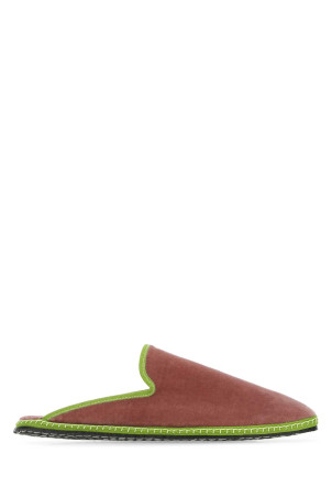 Antiqued pink velvet mules Pink VIBI VENEZIA (WPERSSA37VV10)