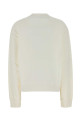 White cotton sweatshirt Black PRADA (134730SOOO19YO)