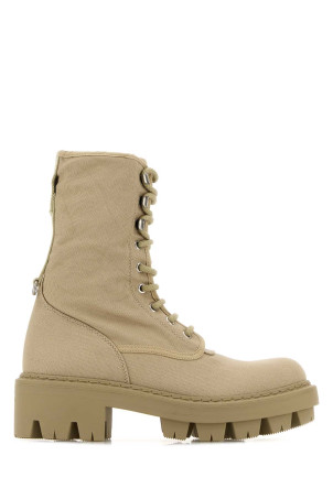 Beige canvas boots PRADA (1U476OF055010)
