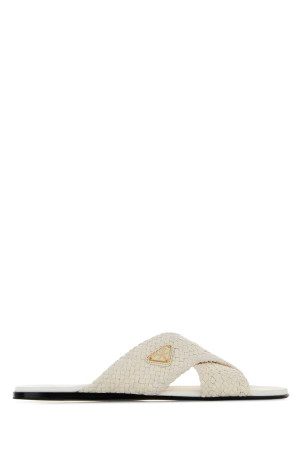 White leather slippers PRADA (1XX805F005034)