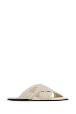 White leather slippers PRADA (1XX805F005034)