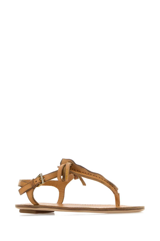 Camel leather thong sandals PRADA (1Y508OF005V69)
