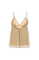 Beige organza Timy top KHAITE (24661412W343)