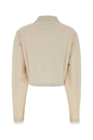 Sand piquet polo shirt PRADA (39683SOOO1736)