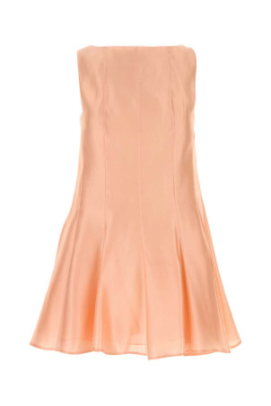 Peach twill Mags mini dress KHAITE (5435479W479)