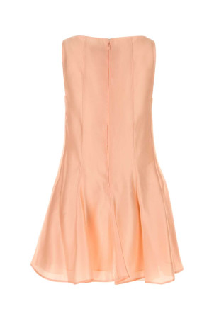 Peach twill Mags mini dress KHAITE (5435479W479)