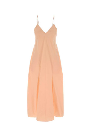 Peach poplin Iben dress KHAITE (5630195W195)