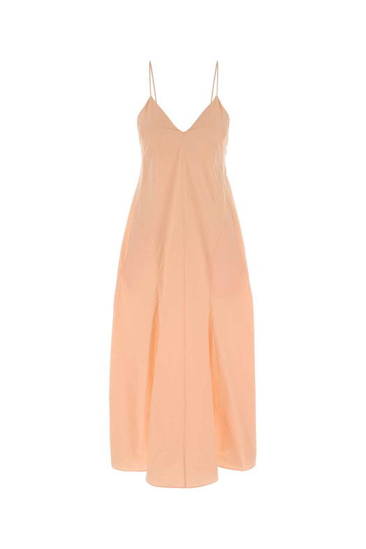 Peach poplin Iben dress KHAITE (5630195W195)