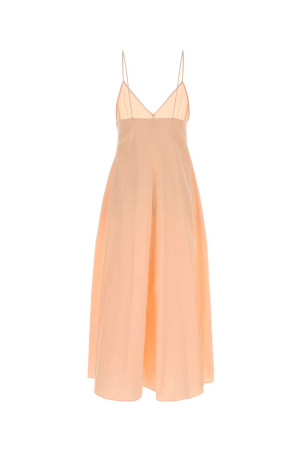 Peach poplin Iben dress KHAITE (5630195W195)