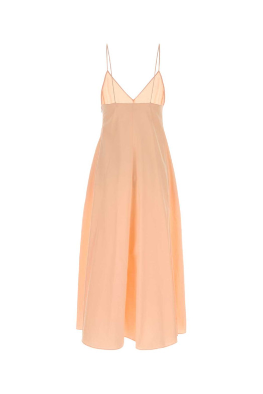 Peach poplin Iben dress KHAITE (5630195W195)