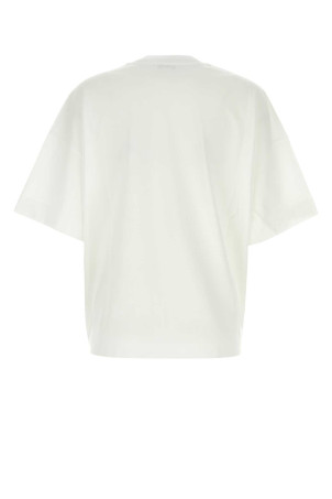 White cotton oversize t-shirt ALEXANDER MCQUEEN (781546QLAC5)