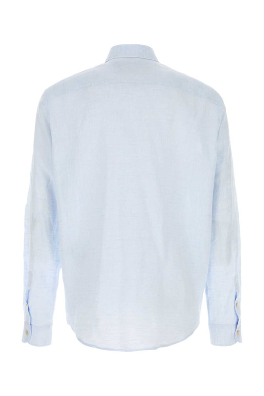 Pastel light blue linen shirt VALENTINO GARAVANI (9V3ABS81BH3)