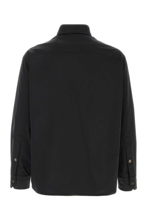 Black stretch polyester shirt Black VALENTINO GARAVANI (9V3CIO06BET)