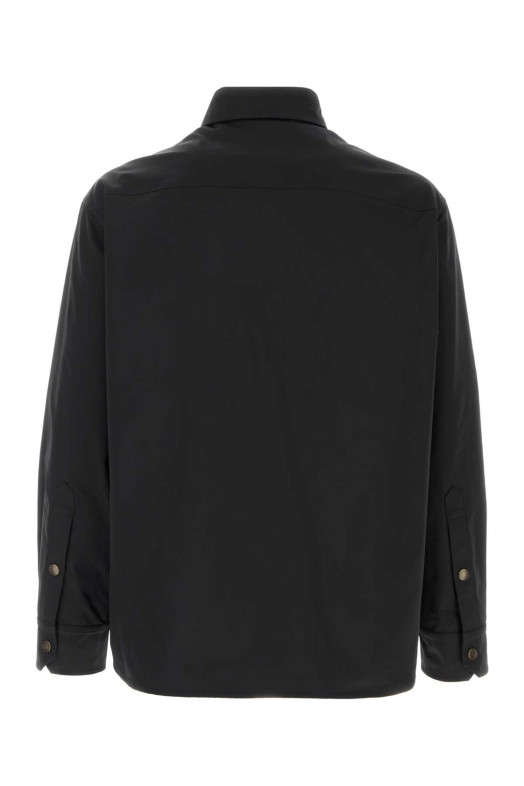 Black stretch polyester shirt Black VALENTINO GARAVANI (9V3CIO06BET)