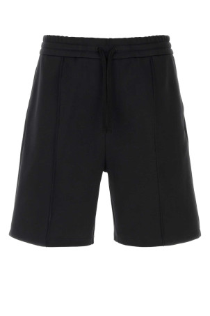 Black jersey bermuda shorts Black VALENTINO GARAVANI (9V3MD01NBHH)