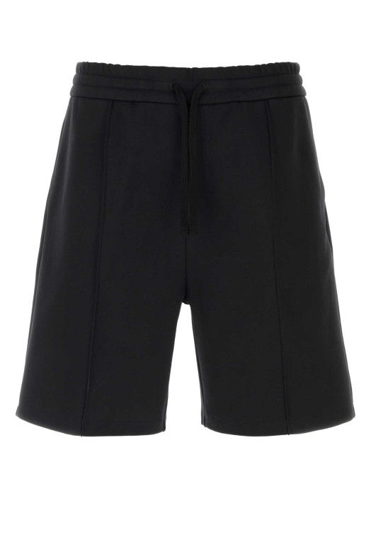 Black jersey bermuda shorts Black VALENTINO GARAVANI (9V3MD01NBHH)
