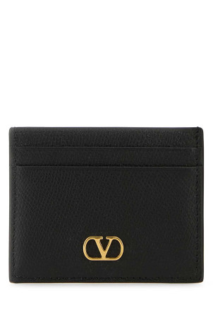 Black leather card holder Black VALENTINO GARAVANI (9W2P0AJ7SNP)
