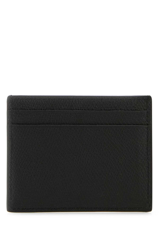 Black leather card holder Black VALENTINO GARAVANI (9W2P0AJ7SNP)