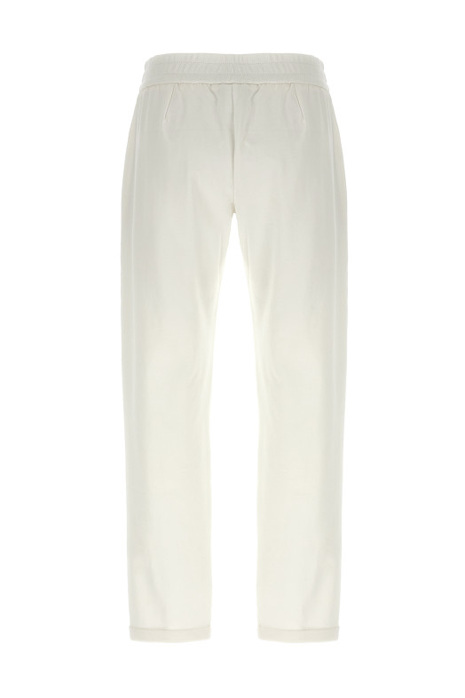 Білі джоггери Monile BRUNELLO CUCINELLI MH827FB799C600