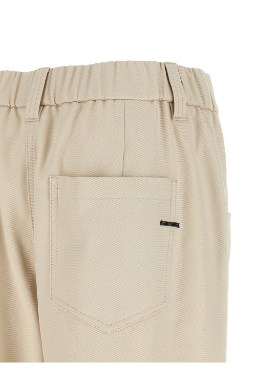 Брюки «Baggy Pull-On» бежевого цвета MP126P8417C9815