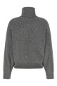 Английский свитер с ребристой вязкой, серый BRUNELLO CUCINELLI M16129313PC074