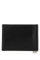 Black leather card holder Black SAINT LAURENT (4856300SX0E)