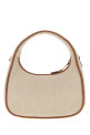 Two-tone canvas handbag MIU MIU (5BC125VOWFACRN)