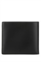 Черный кожаный кошелек Black SAINT LAURENT (6077271JB0E)