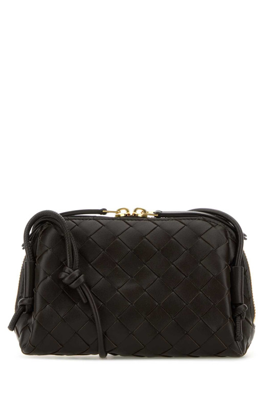 Dark brown leather Concert crossbody bag BOTTEGA VENETA (794258VCPP1)