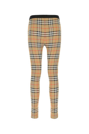 Printed stretch nylon leggings Multicolor BURBERRY (8049478)
