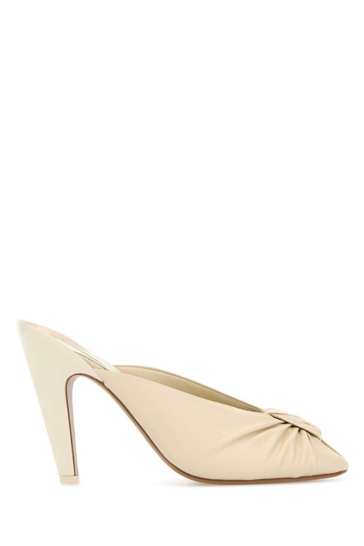 Ivory leather Suzie mules CHLOE (CH26U18BXA)