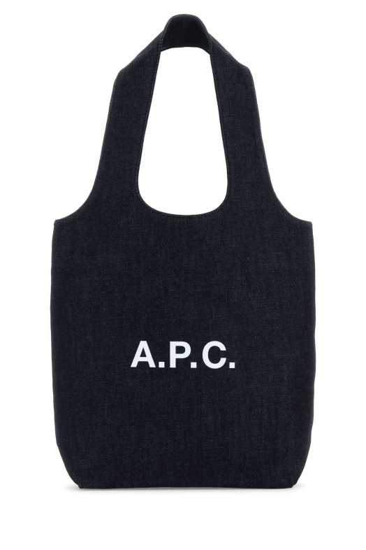 Denim small Ninon shopping bag Blue A.P.C. (COHIZM61861)