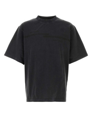 Slate cotton oversize t-shirt Black ALEXANDER WANG (UCC3261926)
