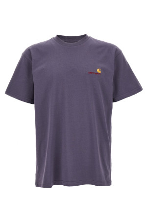 'American Script' T-shirt Purple